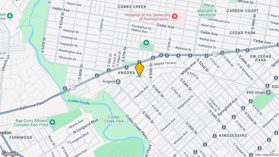 1010 S Ithan St Map and Location Details