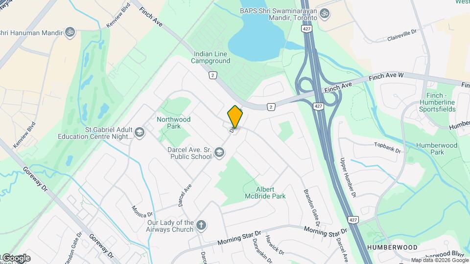 7707 Darcel Av Map and Location Details