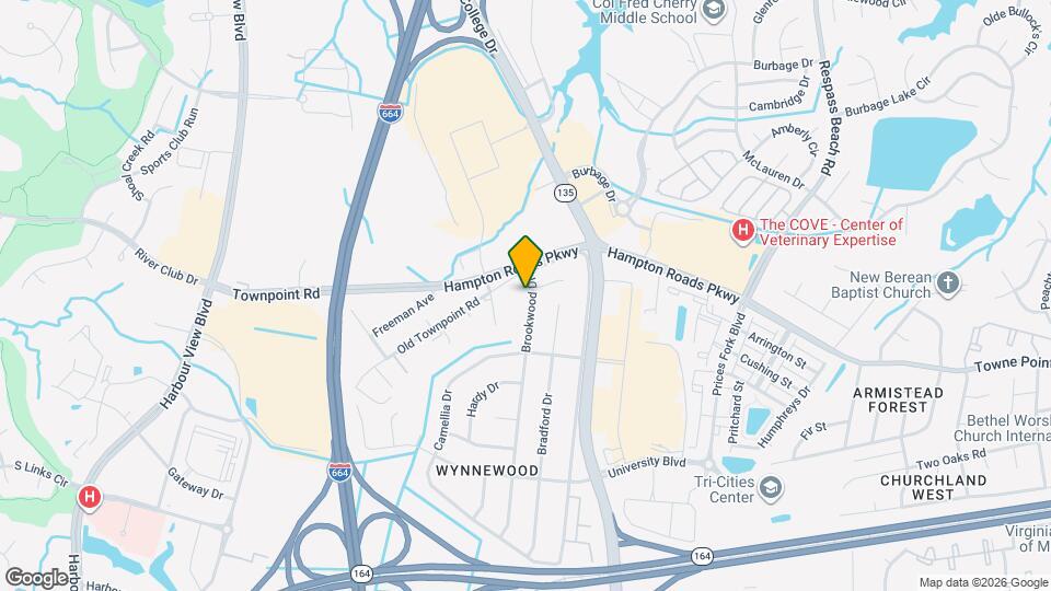 6133 Brookwood Dr Map and Location Details