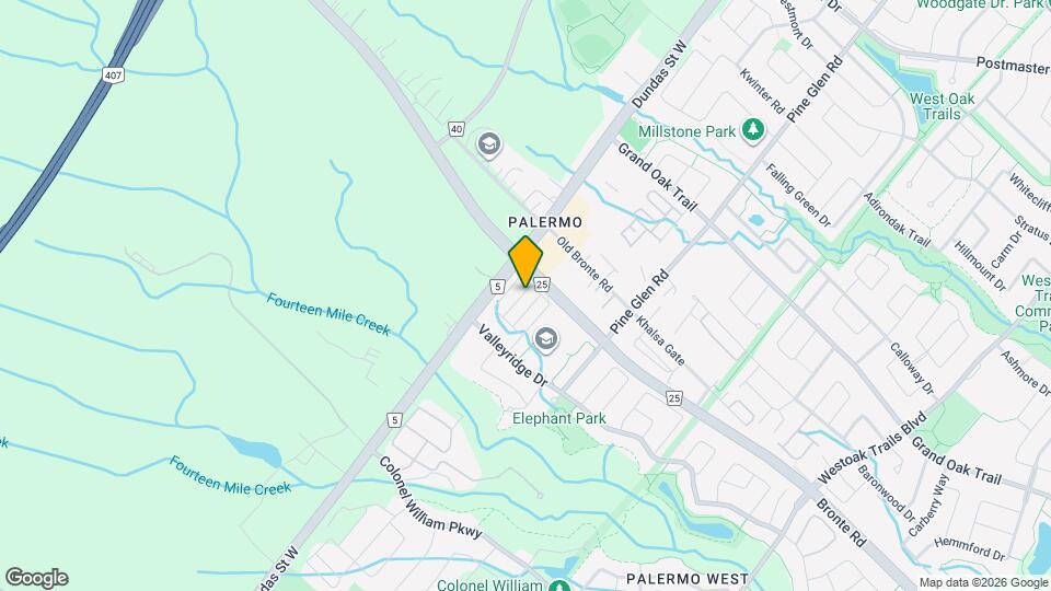 3036 Dewridge Ave Map and Location Details