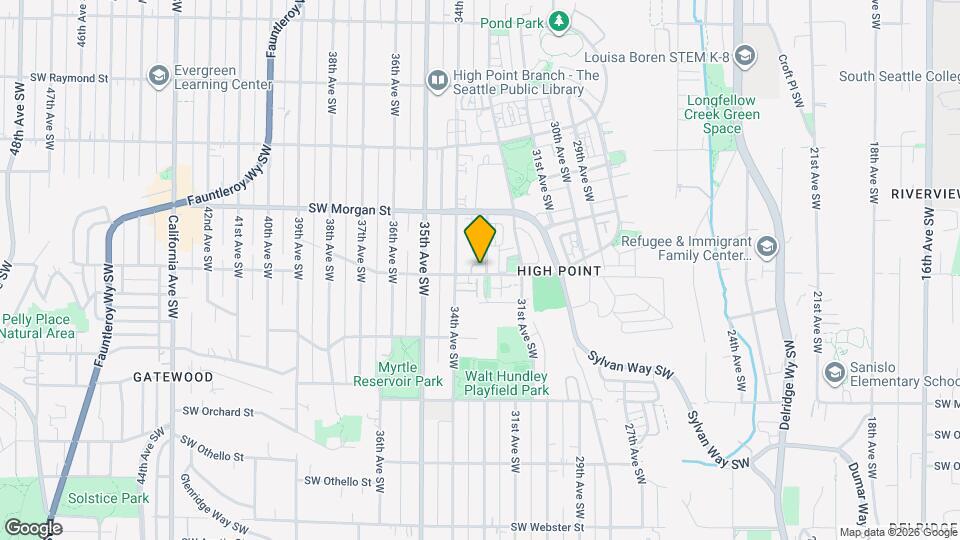 3204 SW Holly St Map and Location Details