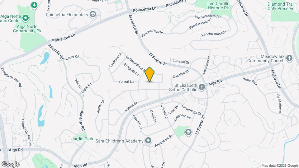 2707 Socorro Ln Map and Location Details