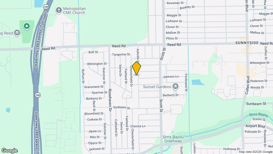 9438 Ashville Dr Map and Location Details