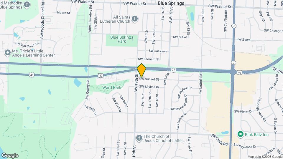 1802 SW Sunset St Map and Location Details