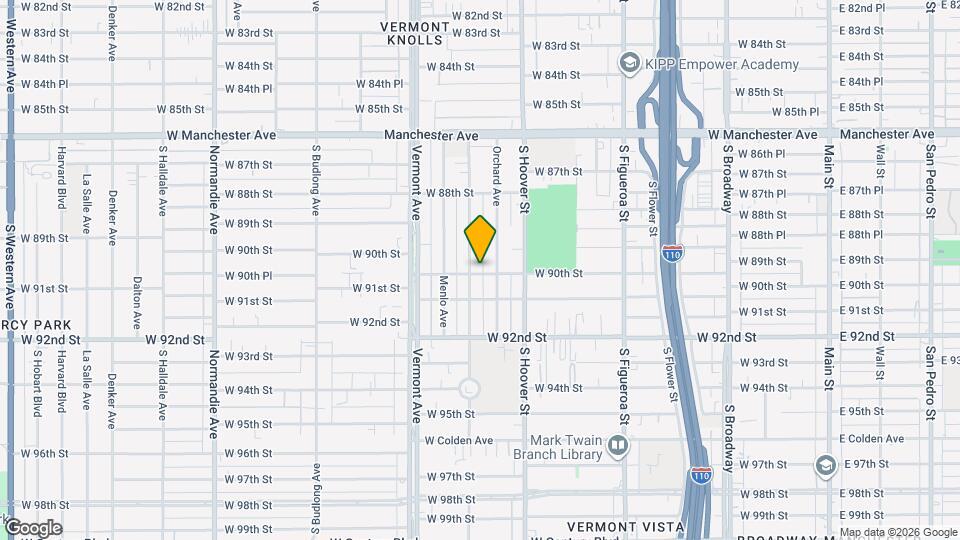 767 W 90th St, Unit 767 W. 90th Street Mapa y Detalles de la Ubicación