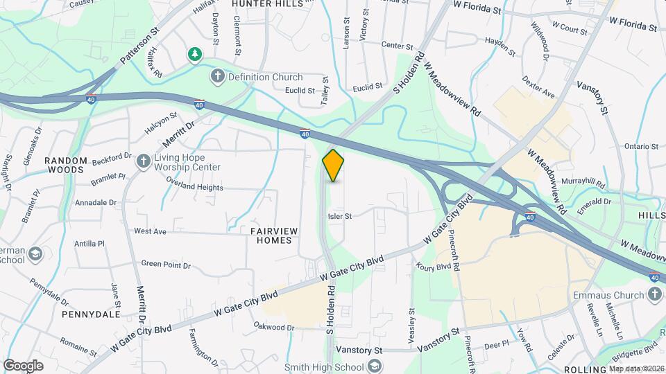 1916 Cedar Fork Dr Map and Location Details