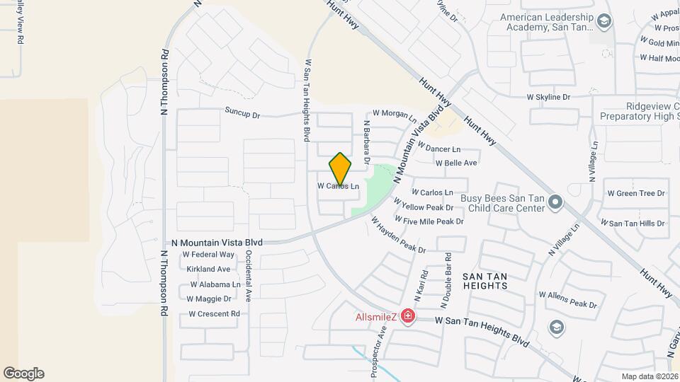 3757 W Carlos Ln Map and Location Details