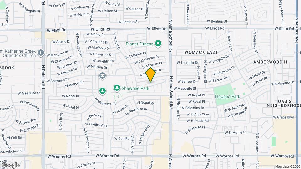 1206 W Citation Dr Map and Location Details
