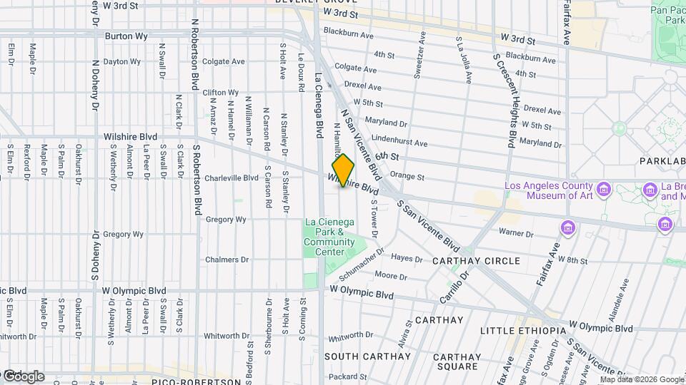 126 S Hamilton Dr Map and Location Details