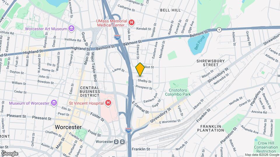 27 Shelby St, Unit 2 Map and Location Details