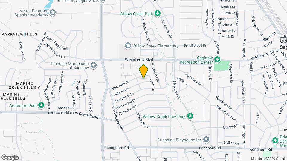 1040 Hillwood Dr Mapa y Detalles de la Ubicación