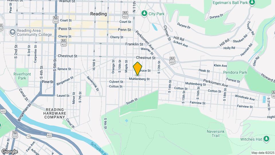 1121 Muhlenberg St Map and Location Details