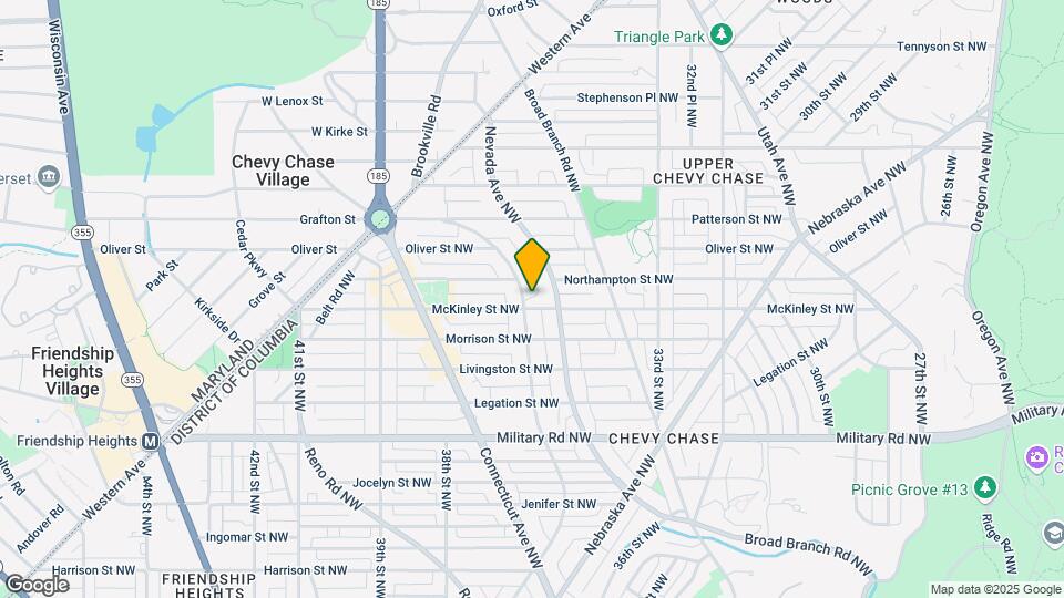 5603 Chevy Chase Pkwy NW Map and Location Details