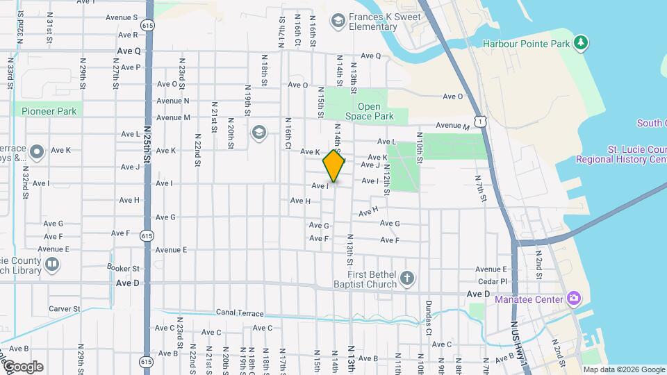 1414 Ave I Map and Location Details