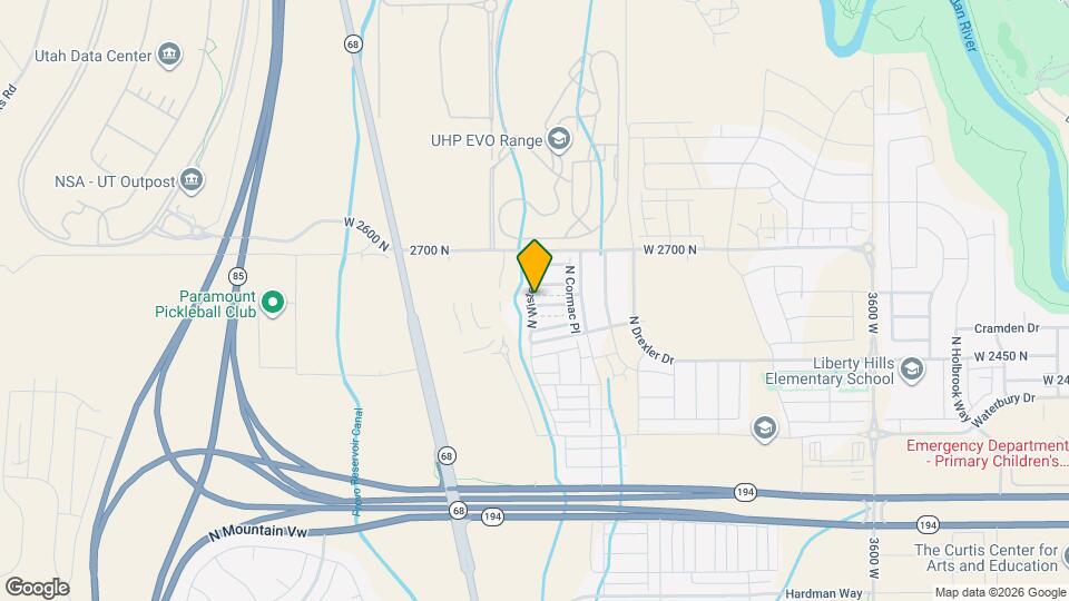 4478 W 2550 N Map and Location Details