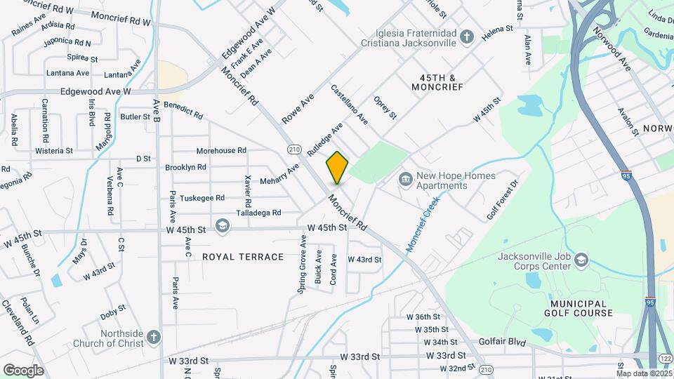 1735 Sycamore St Map and Location Details