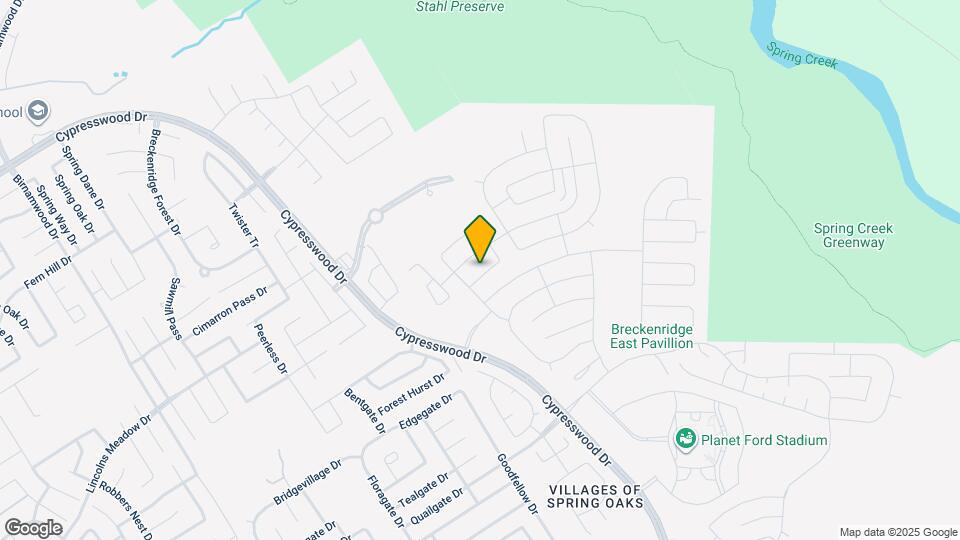 5223 Mossdale Blf Ln Map and Location Details
