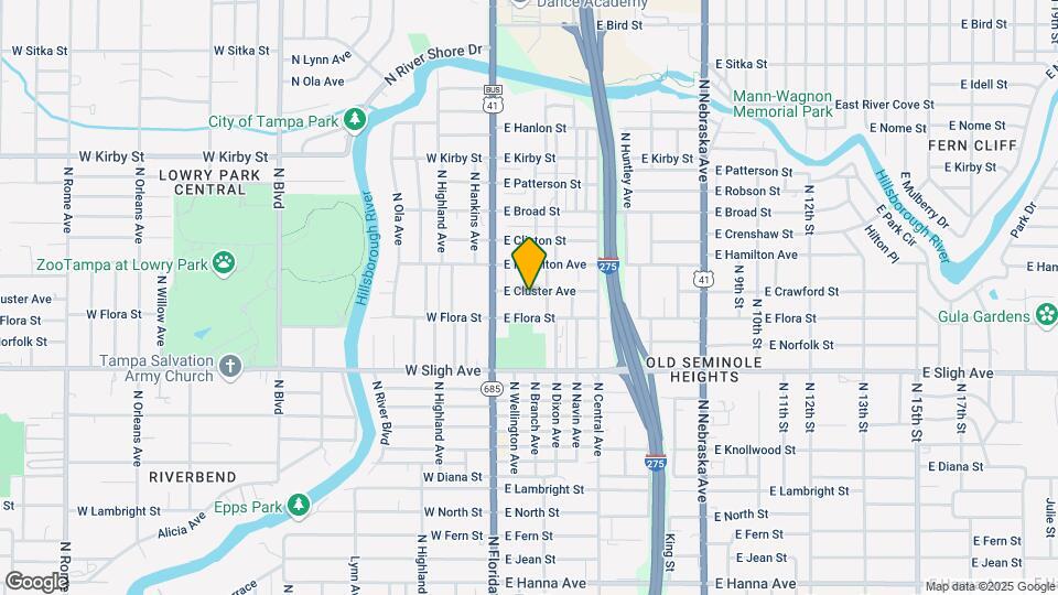 211 E Cluster Ave Map and Location Details