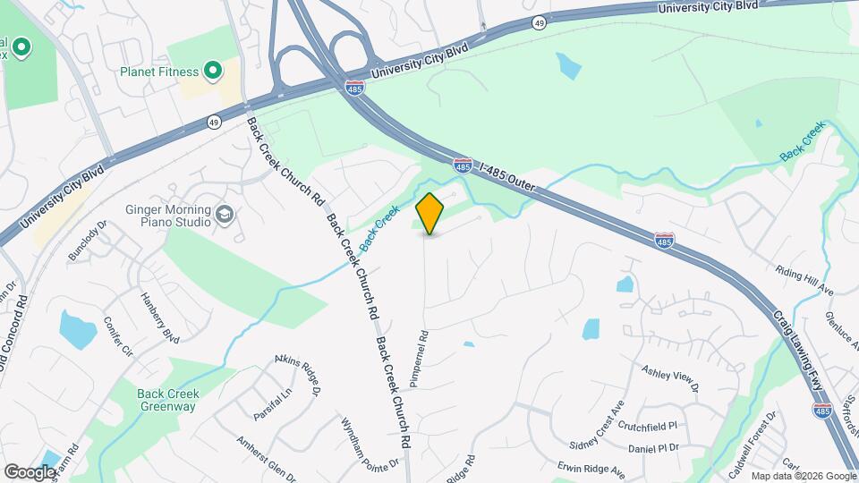 2203 Pimpernel Rd Mapa y Detalles de la Ubicación