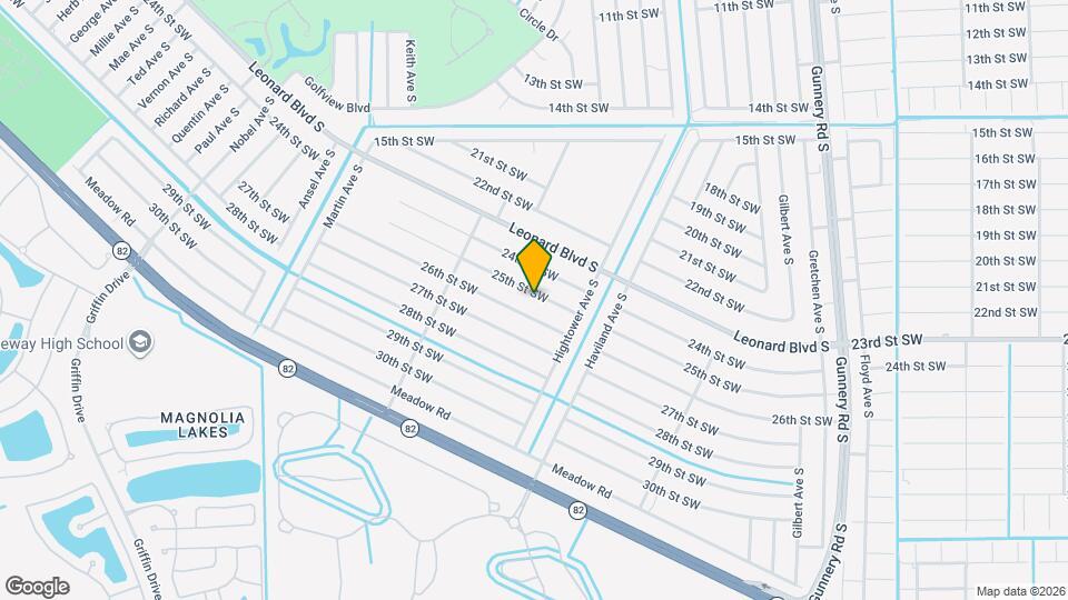 4621 25th St SW Map and Location Details