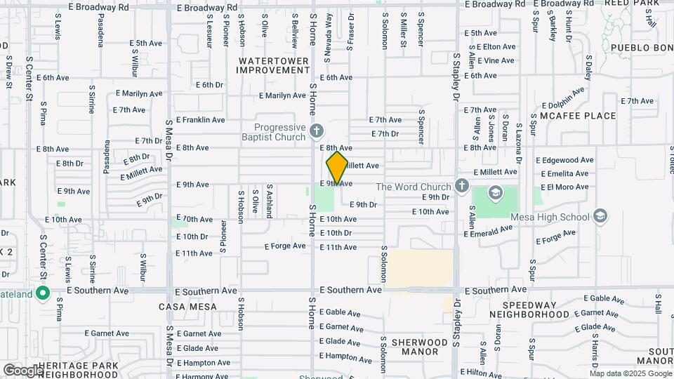 912 S Nevada Way Map and Location Details