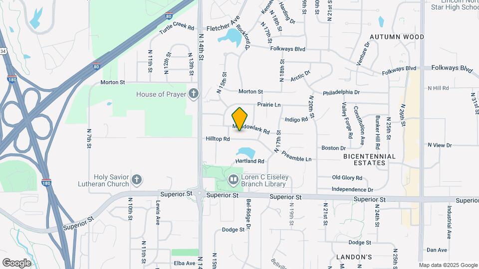 1524 Hilltop Rd Map and Location Details