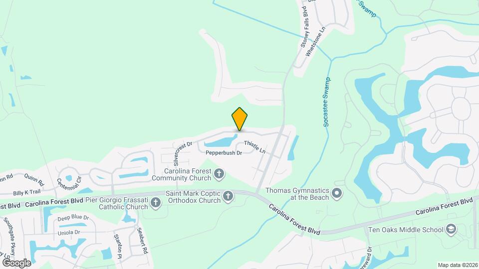 889 Silvercrest Dr Map and Location Details