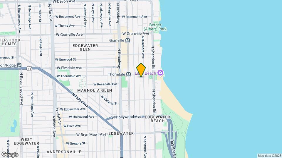 5920 N Kenmore Ave, Unit 414 Mapa y Detalles de la Ubicación