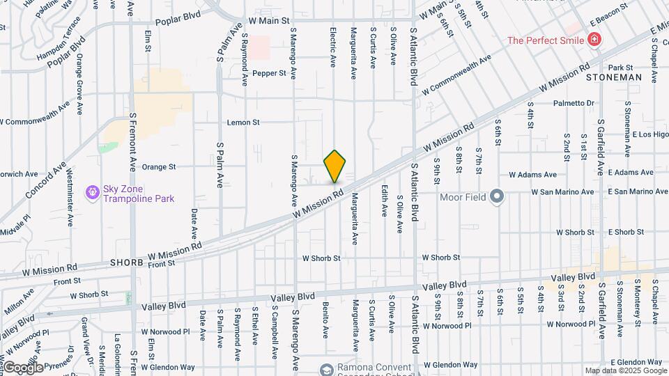 318 N Bushnell Ave Map and Location Details