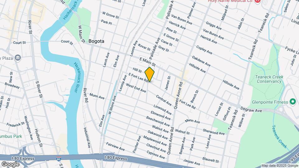 112-128 E Fort Lee Rd Map and Location Details