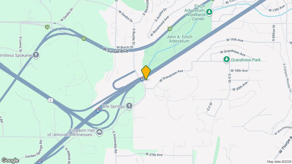 1909 S Garden Springs Rd Map and Location Details