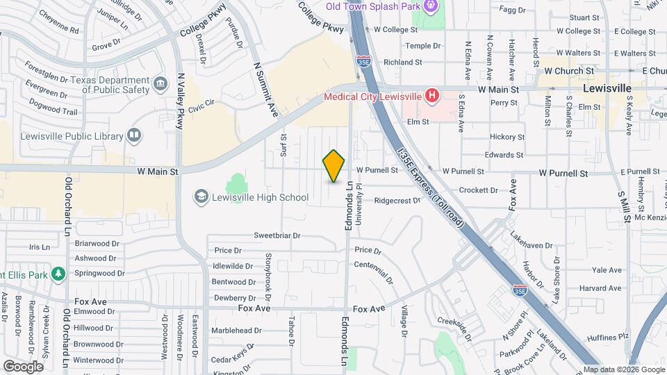 625 Prairie Dell St Map and Location Details