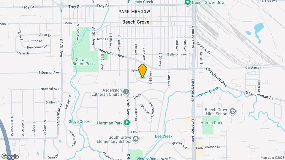 706 Fletcher Ln Map and Location Details