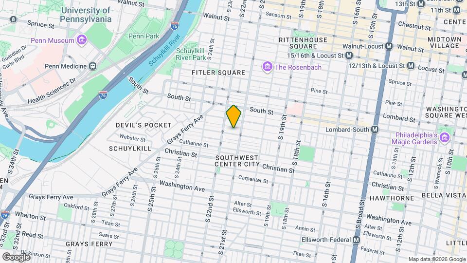 2113 Fitzwater St, Unit 2 Mapa y Detalles de la Ubicación