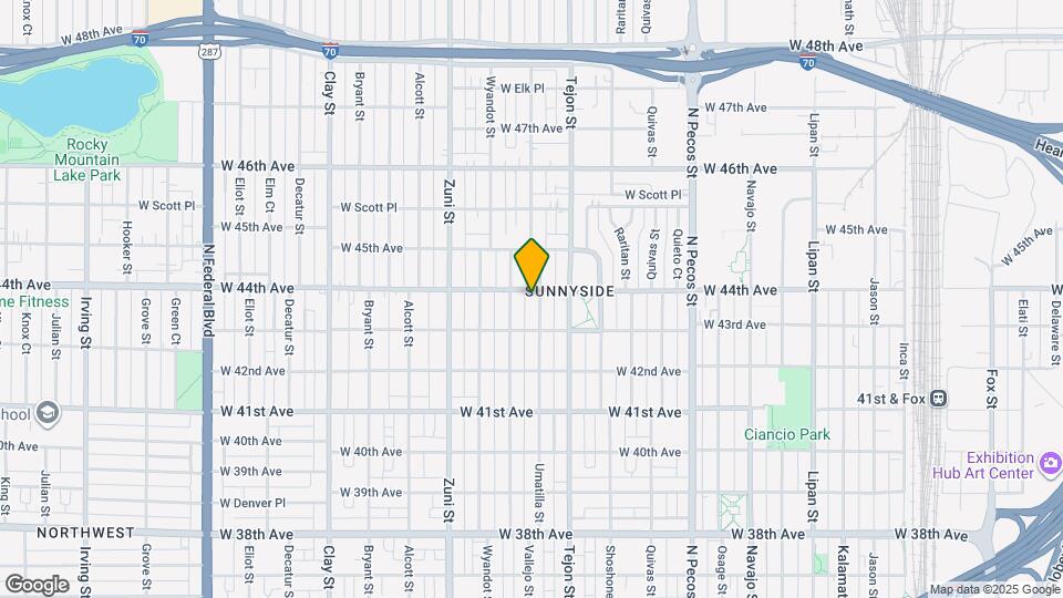 4351 Umatilla St Mapa y Detalles de la Ubicación