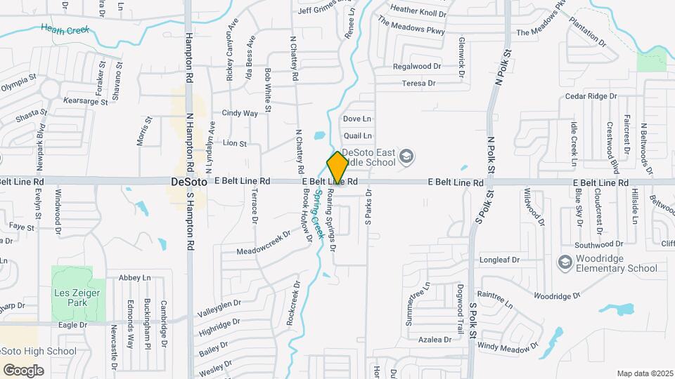 502 E Belt Line Rd Map and Location Details