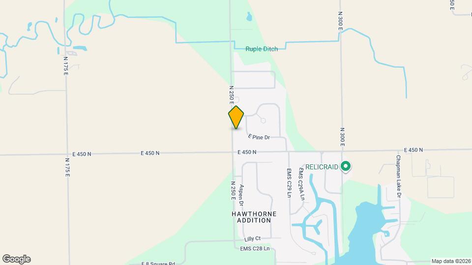 4600 N 250 E Map and Location Details