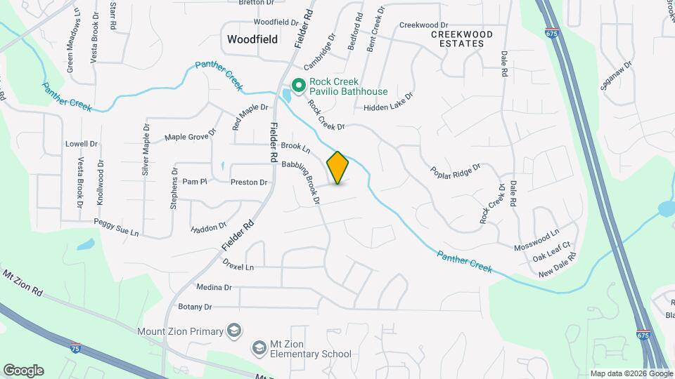 3123 Shoal Creek Ct Map and Location Details