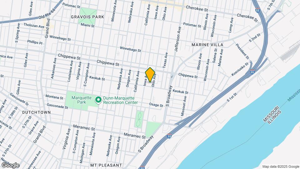 2709 Keokuk St Map and Location Details