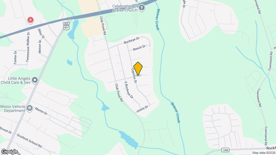 304 Hawthorn Dr Map and Location Details