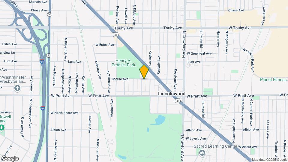 6851 N Tripp Ave Map and Location Details