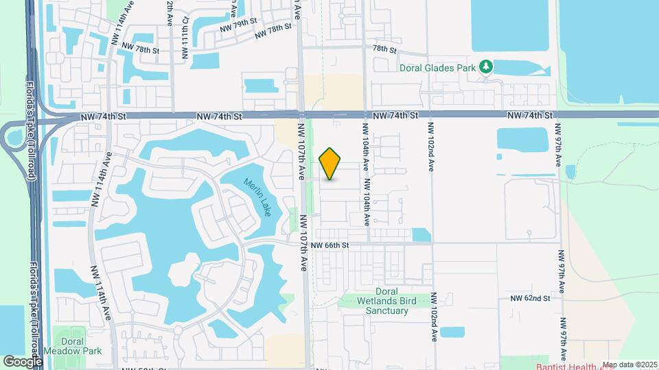 10545 NW 69th Terrace Map and Location Details