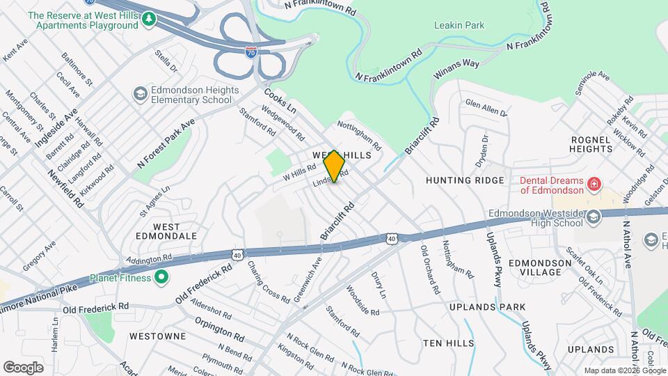 831 N Chapel Gate Ln Map and Location Details
