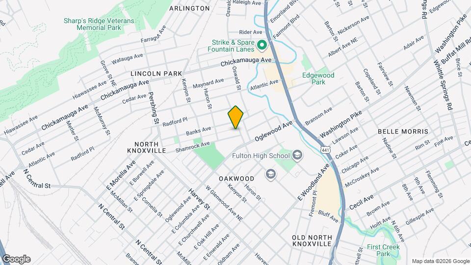 937 Shamrock Ave Map and Location Details