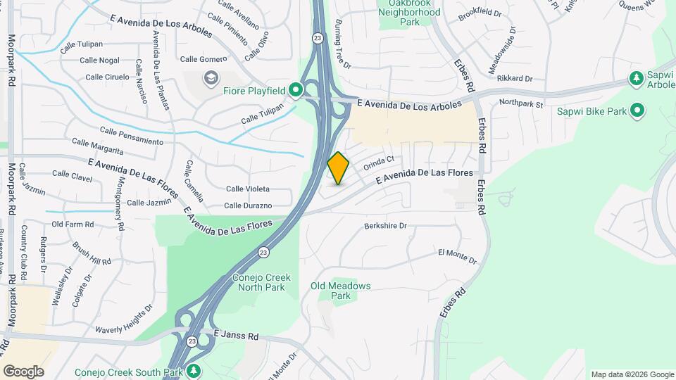1676 Orinda Ct Map and Location Details