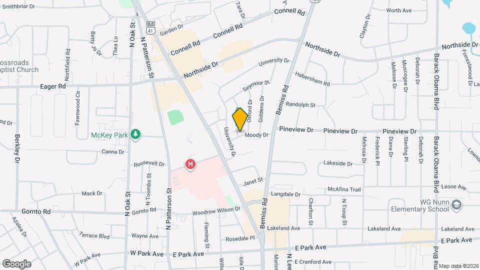 412 Moody Dr Map and Location Details