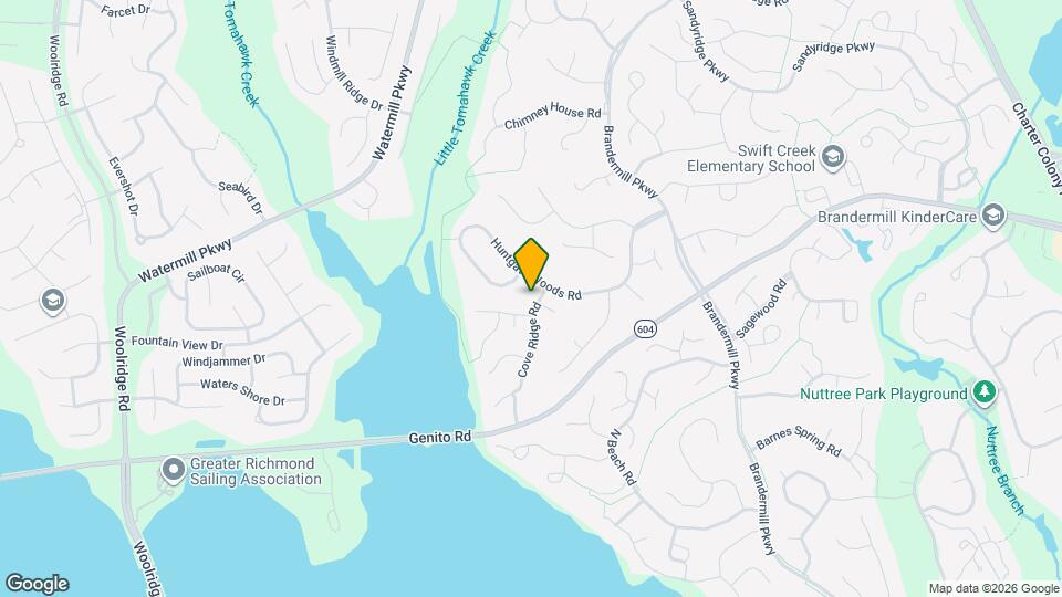 2804 Cove Ridge Rd Map and Location Details