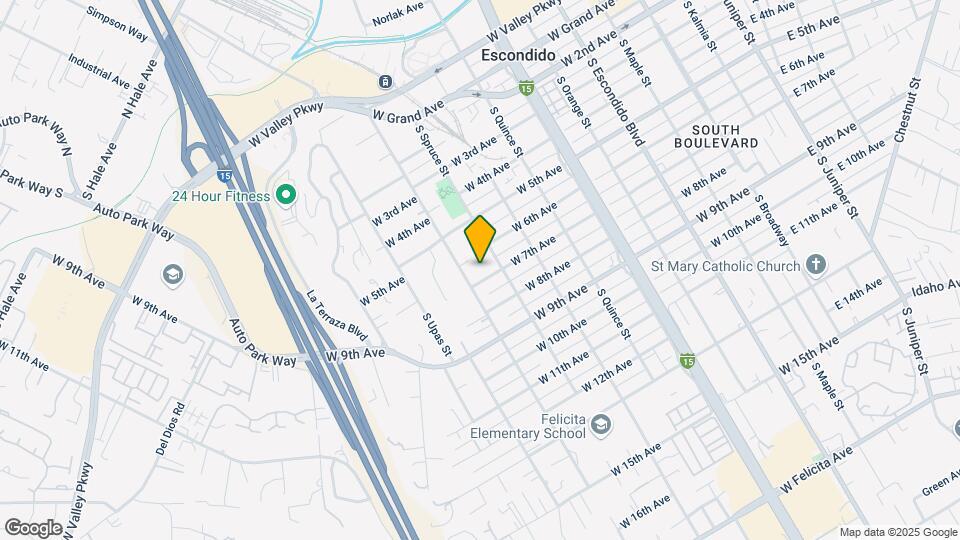 820-822 W 7th Ave Mapa y Detalles de la Ubicación