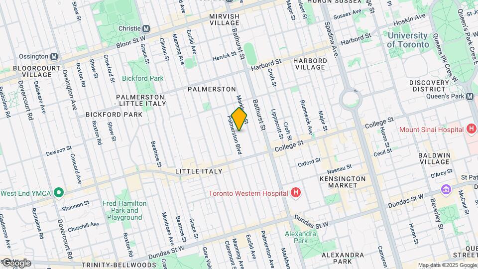 337 Palmerston Blvd Map and Location Details