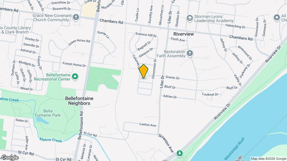 623 Ludlow Dr Map and Location Details